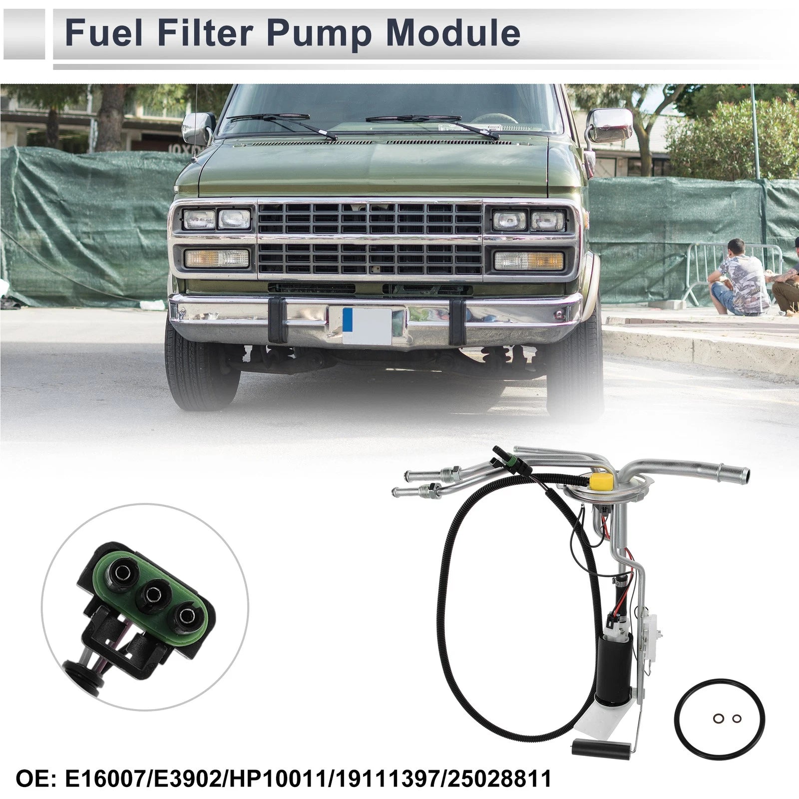 Fuel Pump Assembly Replacement for Chevy G10 G20 G30 and GMC G1500 87-95