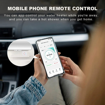 40A Water Heater Switch for Tuya Smart WiFi (Tempered Glass Touch Panel)
