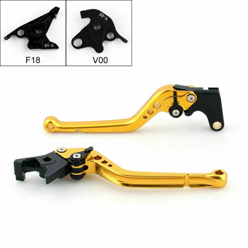 Long Brake Clutch Levers for Honda VFR750 VFR800 VTR1000F CBF1000 (1990–2009)