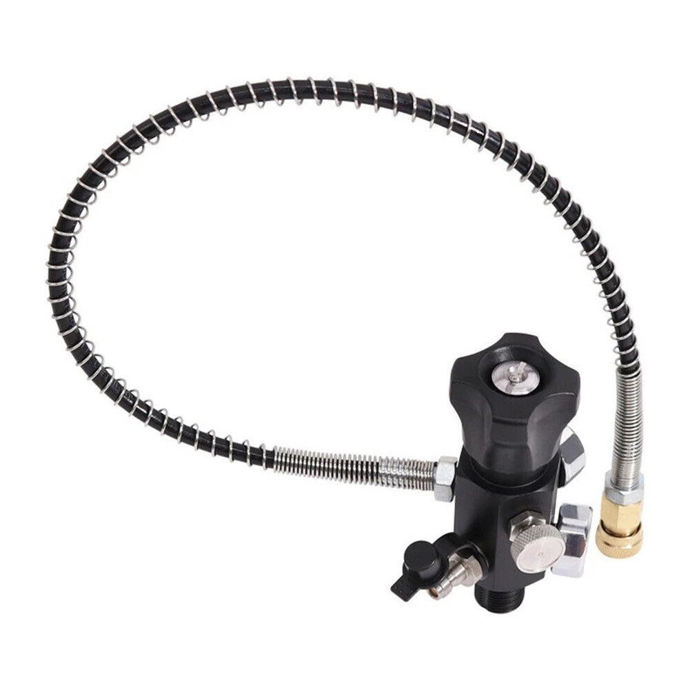 1 PC Pumps Adapter for Dual Gauge Charging Valve (6000psi, 7/8-14 UNF)