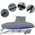 210D Heavy-Duty Boat Cover for Center Console Boats with T-Top (16-24FT)