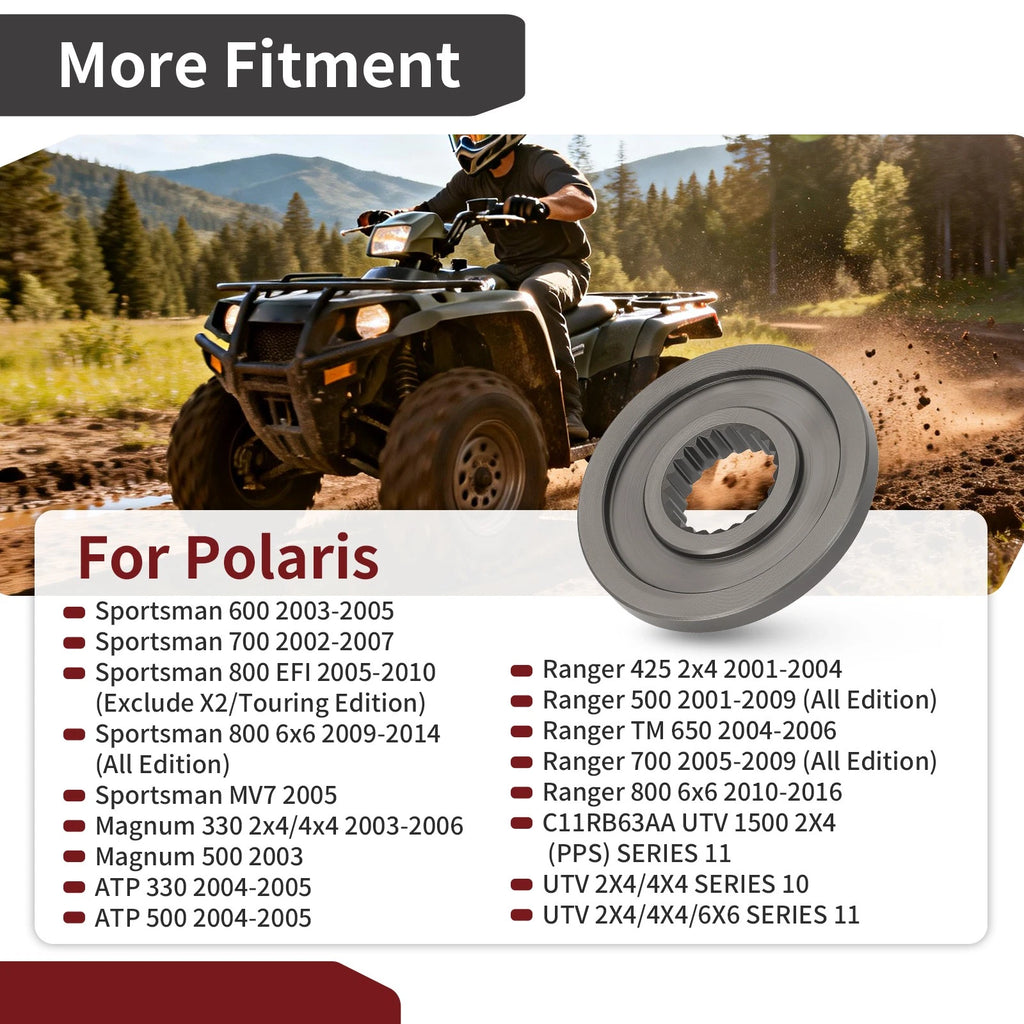 Engagement Dog 6 Face #3233875 for Polaris Sportsman 800 EFI 6x6 (2005–2014)