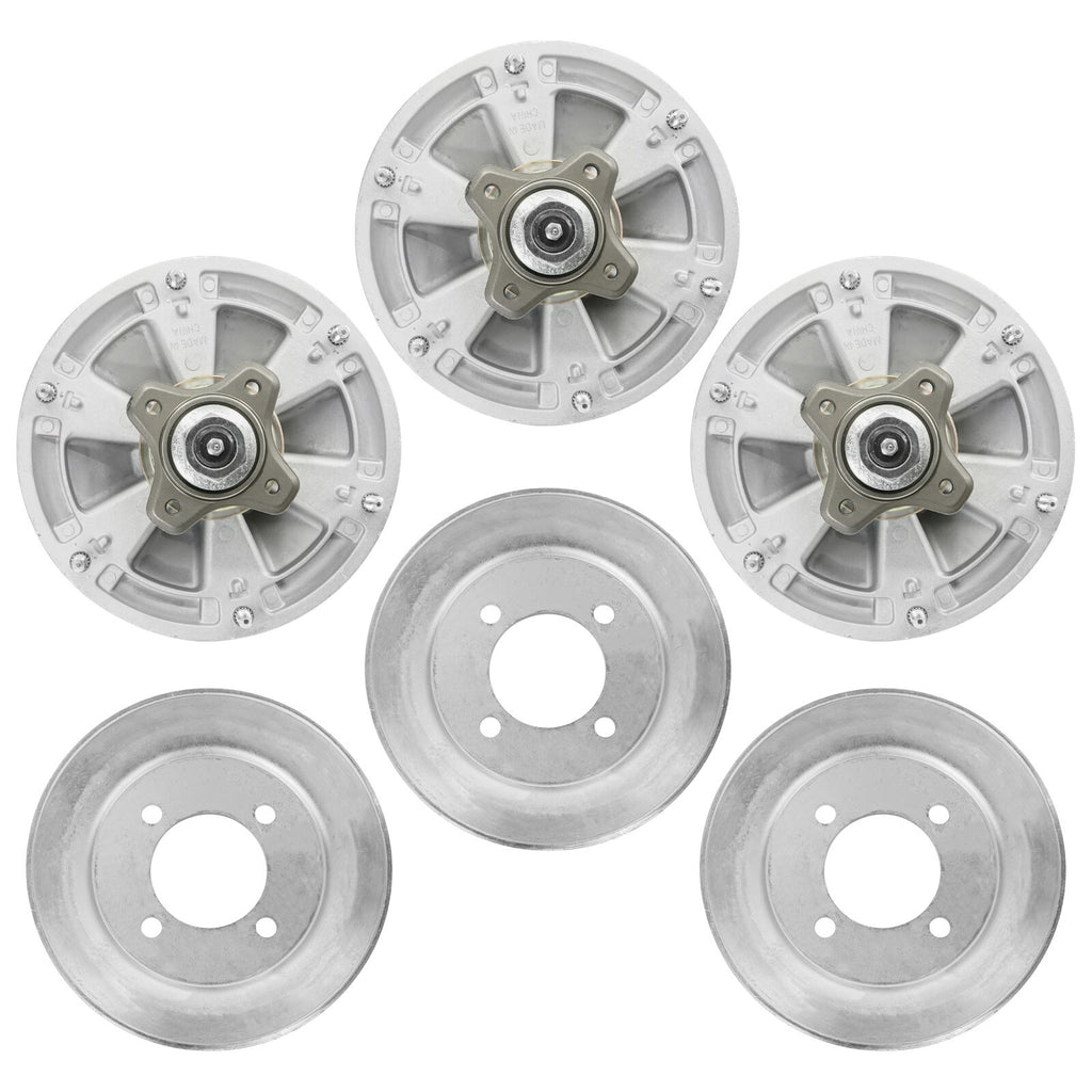 Deck Spindle and Pulley Replacement for John Deere ZTrak Z510 Z710 (2004–2018)