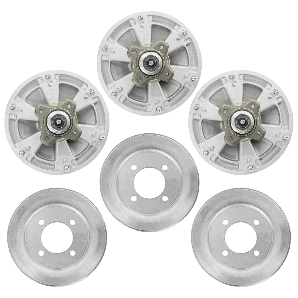 Deck Spindle and Pulley Replacement for John Deere ZTrak Z510 Z710 (2004–2018)