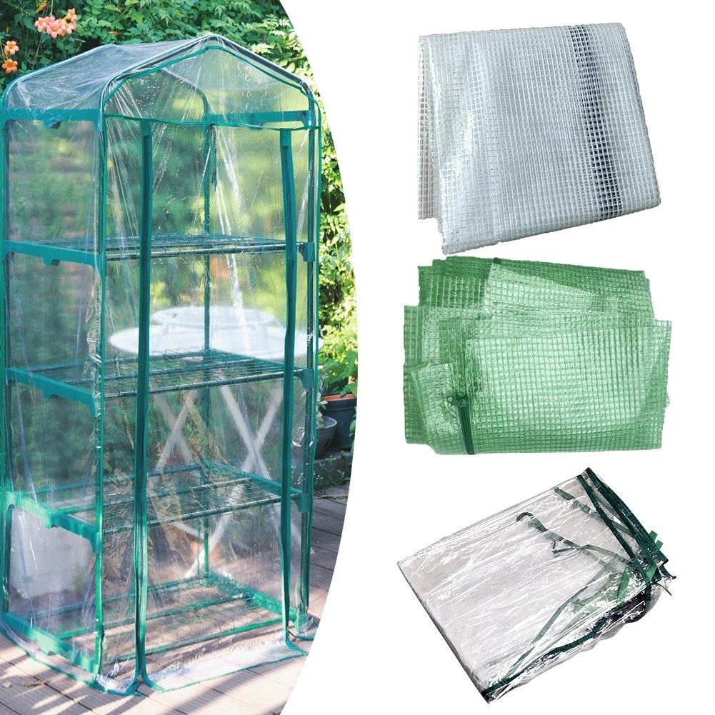 Greenhouse Cover 69x49x158CM for Small Spaces (Transparent PVC)