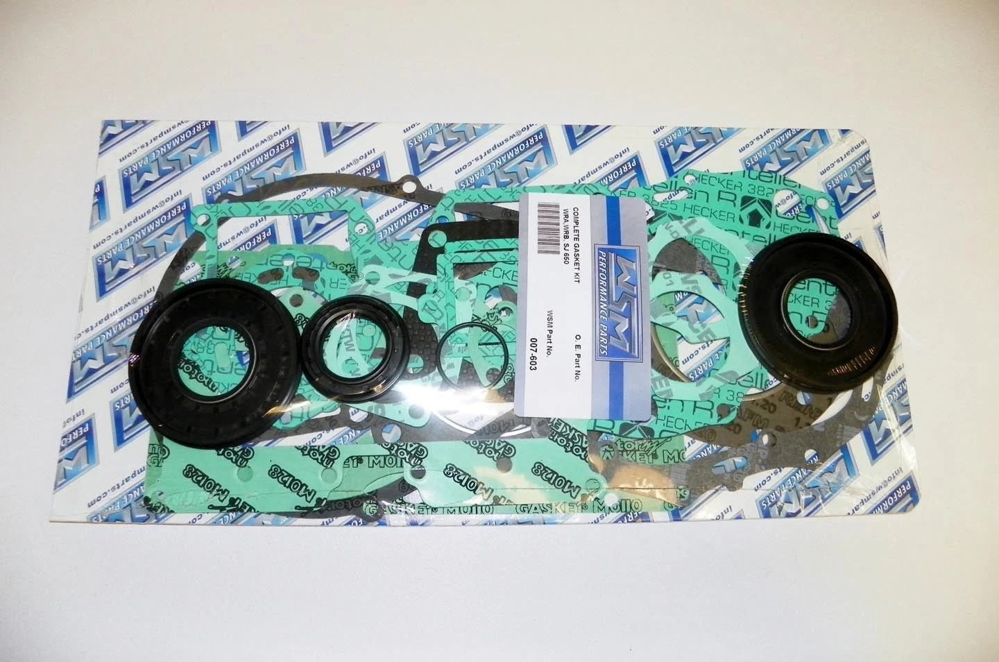 Complete Gasket & Seal Kit for Yamaha 650 SJ/VXR/WR (1993–1996) 007-603 OE 6M6-11631-01-93
