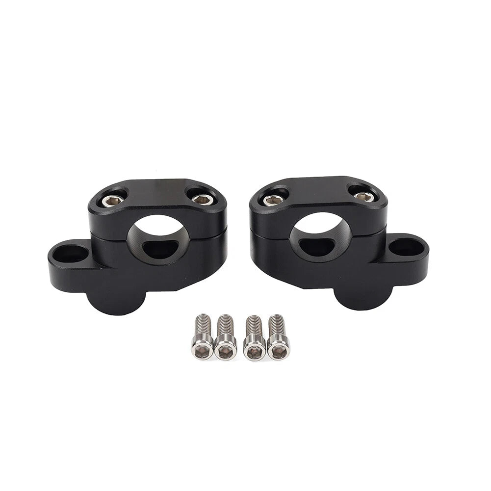 25mm Offset Handlebar Clamp Mount Riser for Honda Suzuki Yamaha Kawasaki
