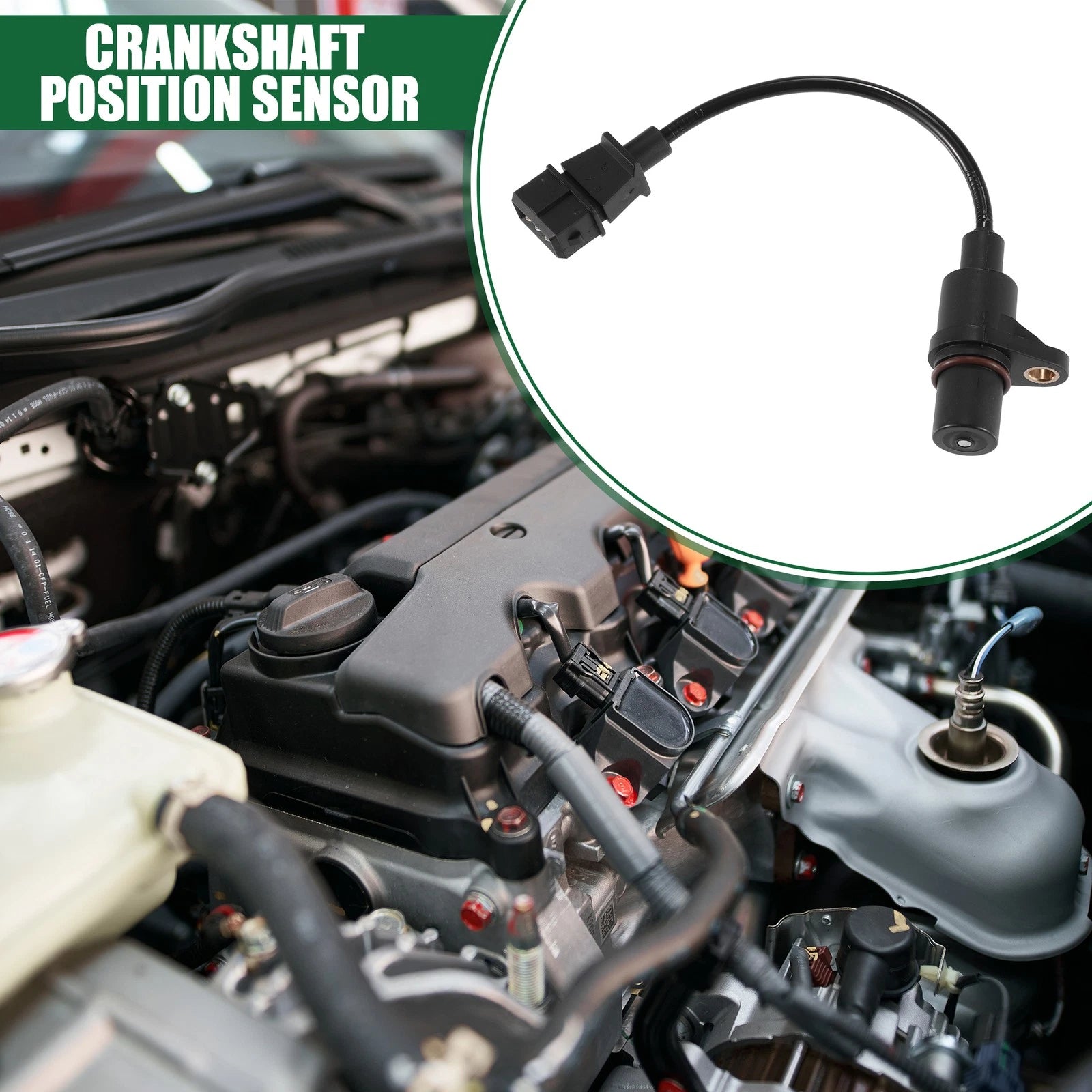 Crankshaft Position Sensor for Hyundai Accent 1.6L DOHC ABS (2018–2021)