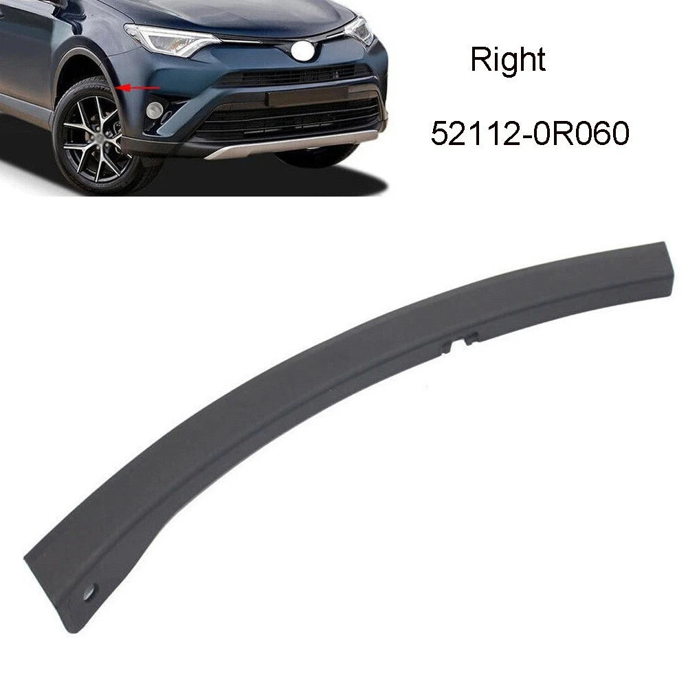 Bumper End Cap for RAV4 (2016–2019) Front Right Side Textured Plastic