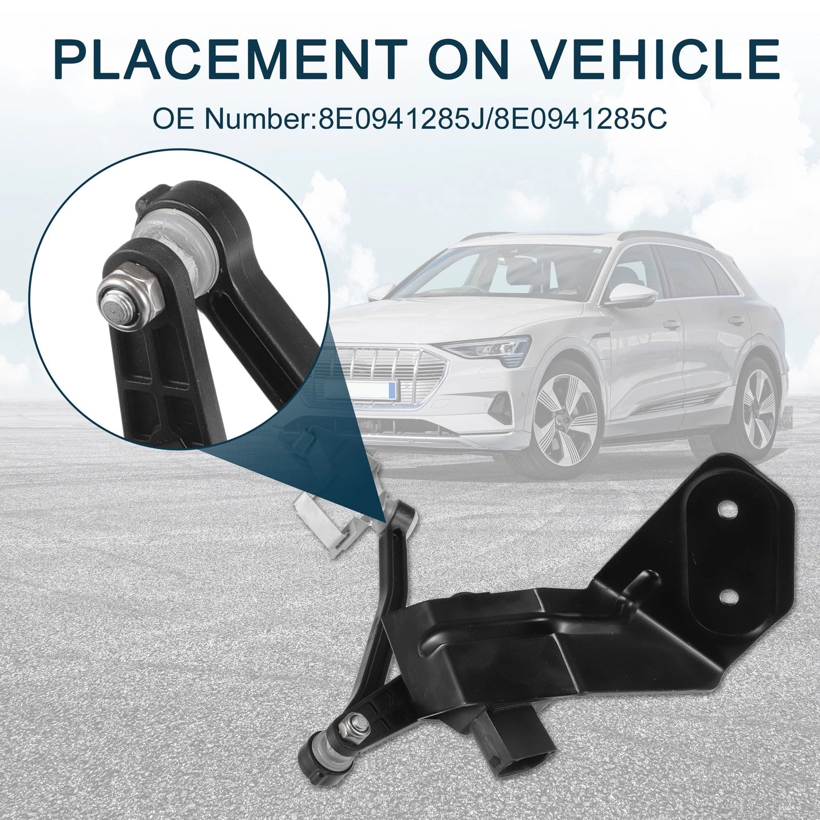 Air Suspension Ride Height Level Sensor Replacement for Audi A4 (2002–2009)