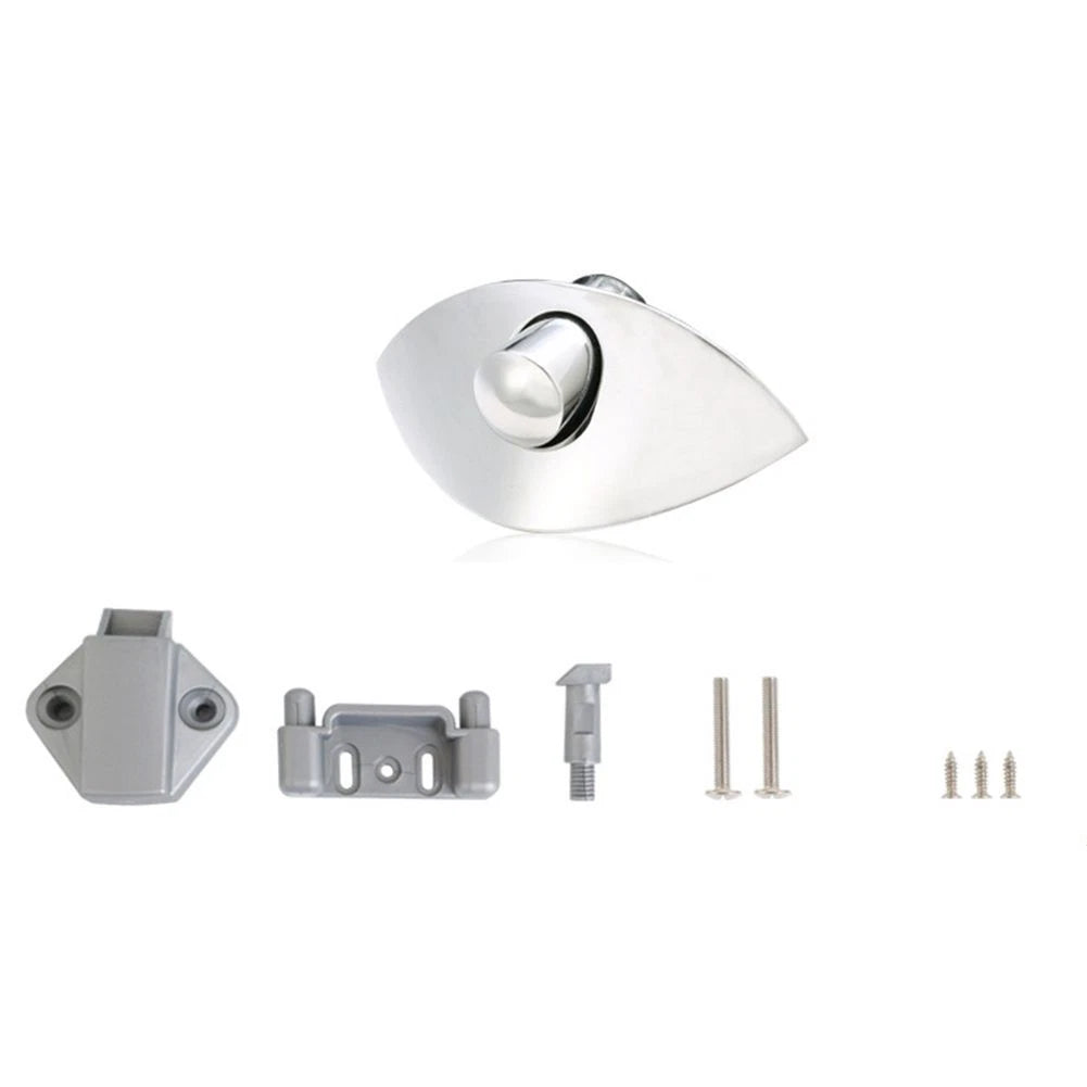 Half Moon Handle Push Lock Latch for Caravan RV Cupboard Drawer