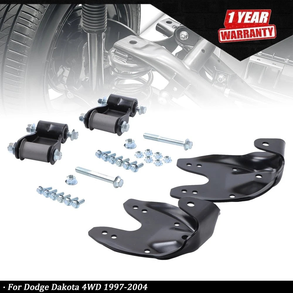 Rear Leaf Spring Hanger Bracket Kit for Dodge Dakota 4WD (1997–2004) 722-216 722-020