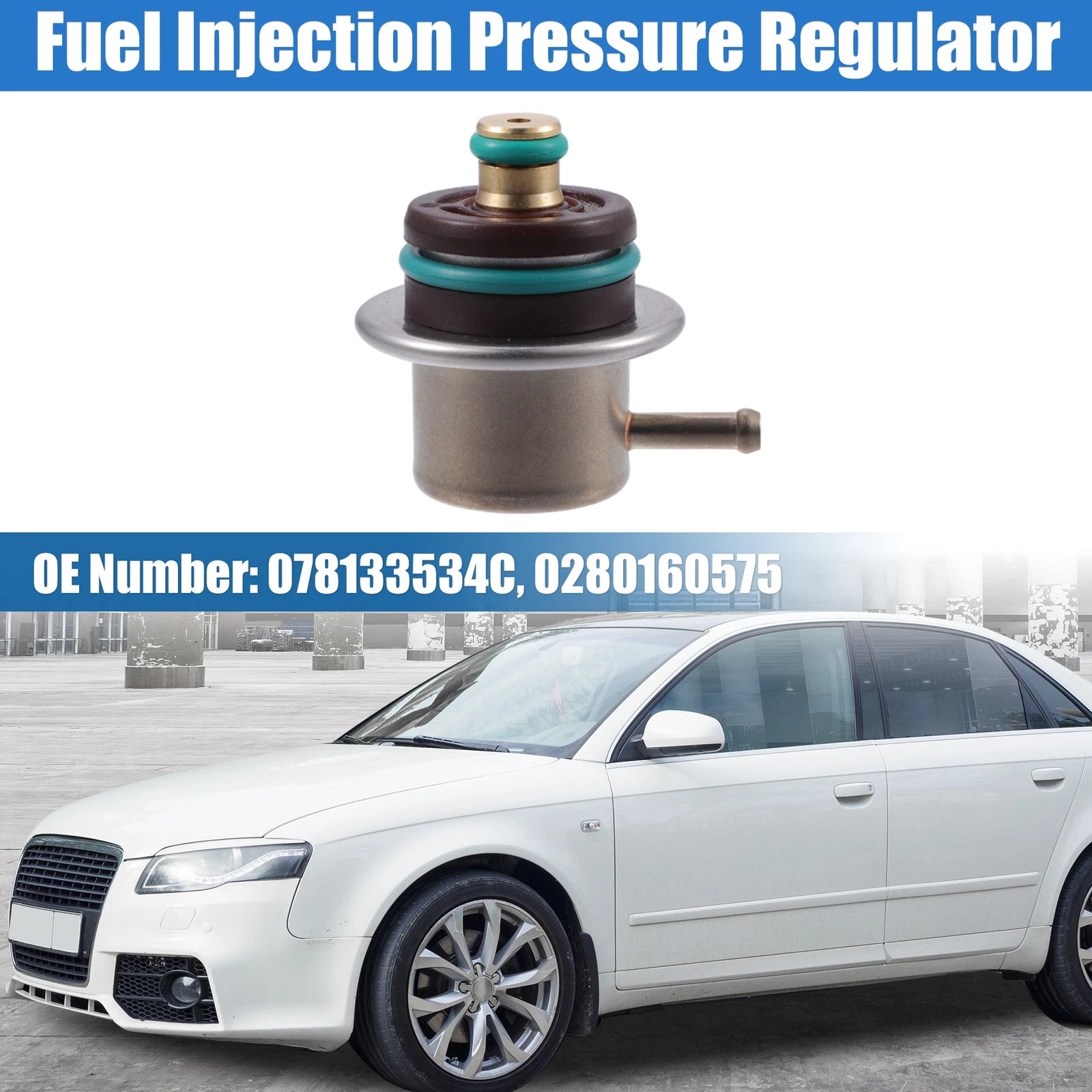 Fuel Injection Pressure Regulator for Volkswagen Passat (2000–2020) Replacement