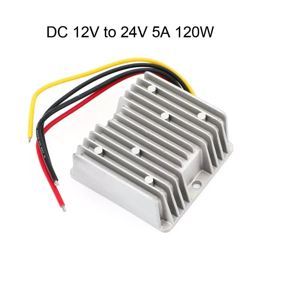 DC12V to 24V 5A 120W Power Booster Voltage Converter Waterproof