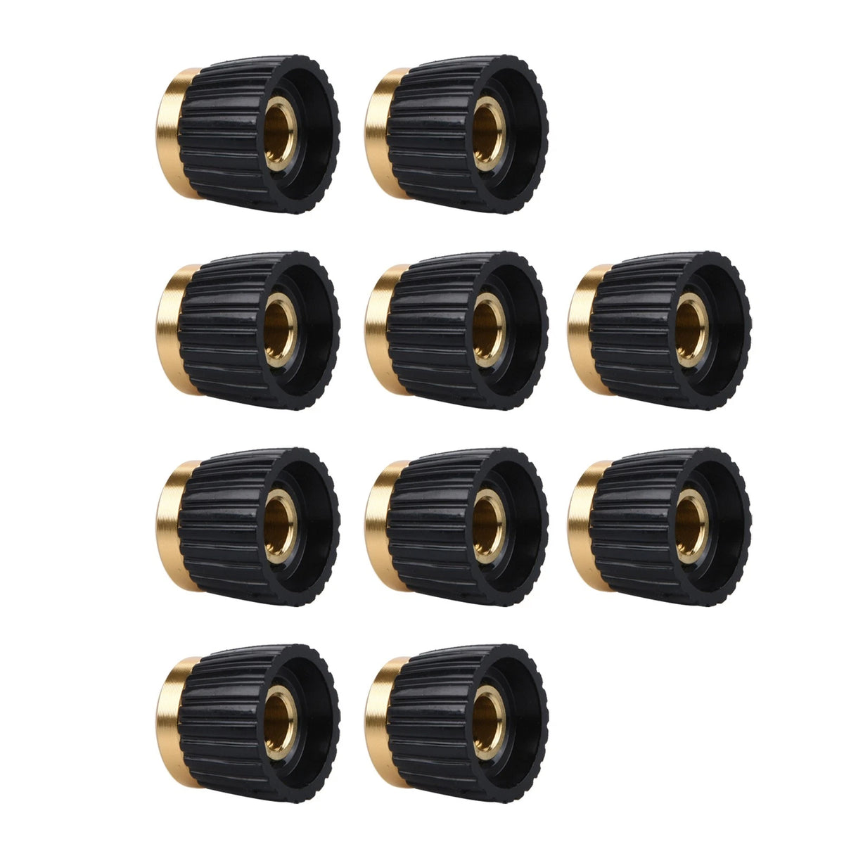 Set of 10 Aluminum Plastic Pointer Knobs for Marshall AMP Guitar Pedal