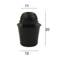2Pcs Door Dampers Buffer for - Black Rubber