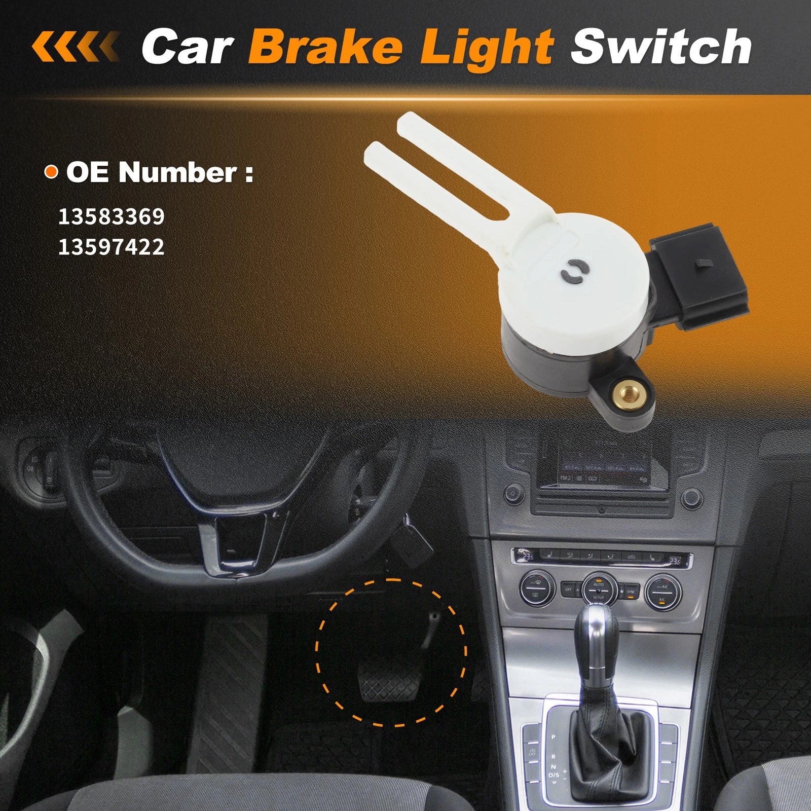 Brake Light Switch for Chevrolet Silverado 1500 (2015–2023)