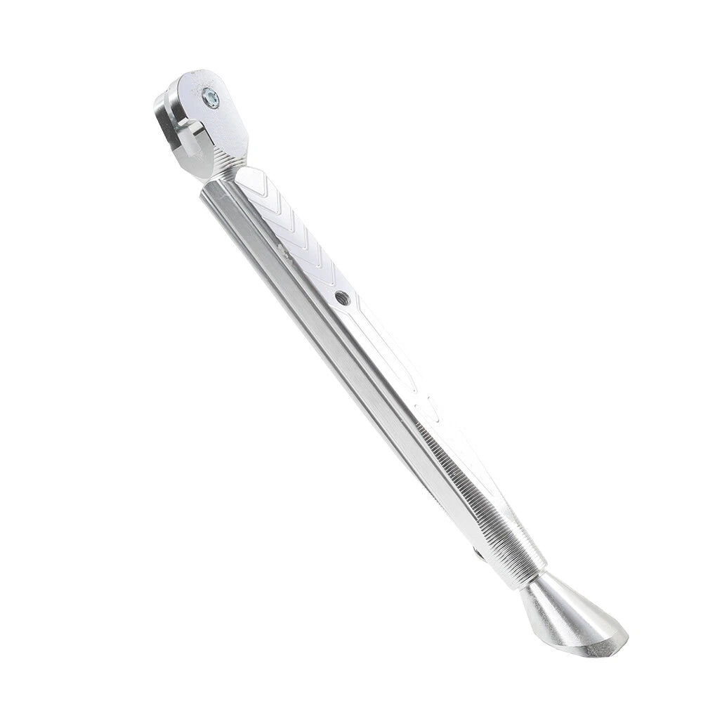 CNC Silver Adjustable Kickstand Foot for Motorcycle Universal