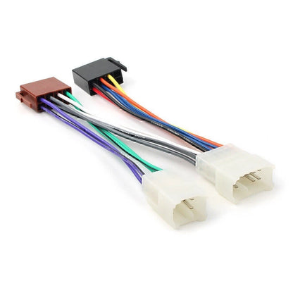 Double Din Dash Facia Kit + ISO Wiring Harness for Toyota