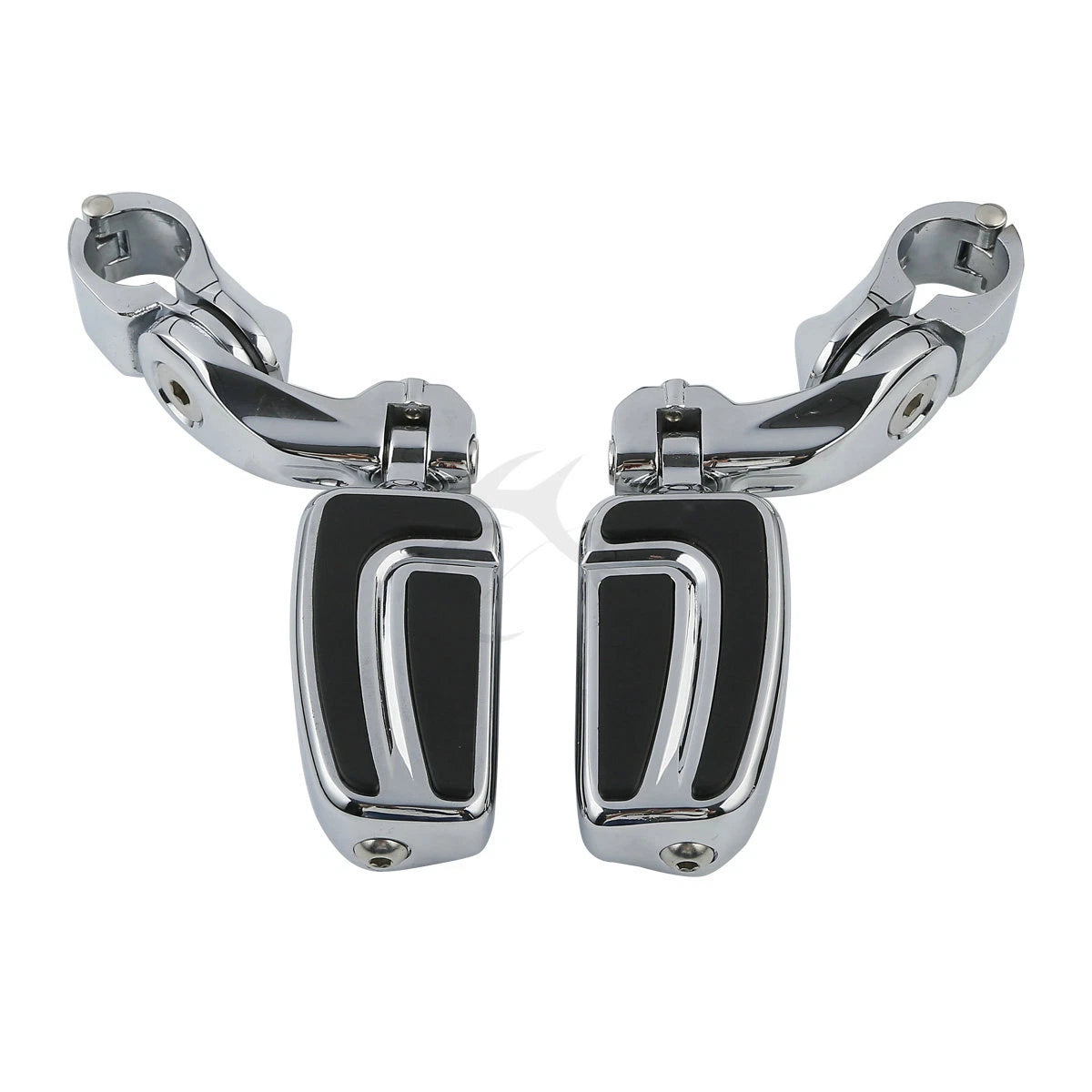 1 1/4" Short Angled Highway Engine Guard Footpeg Mount for Harley