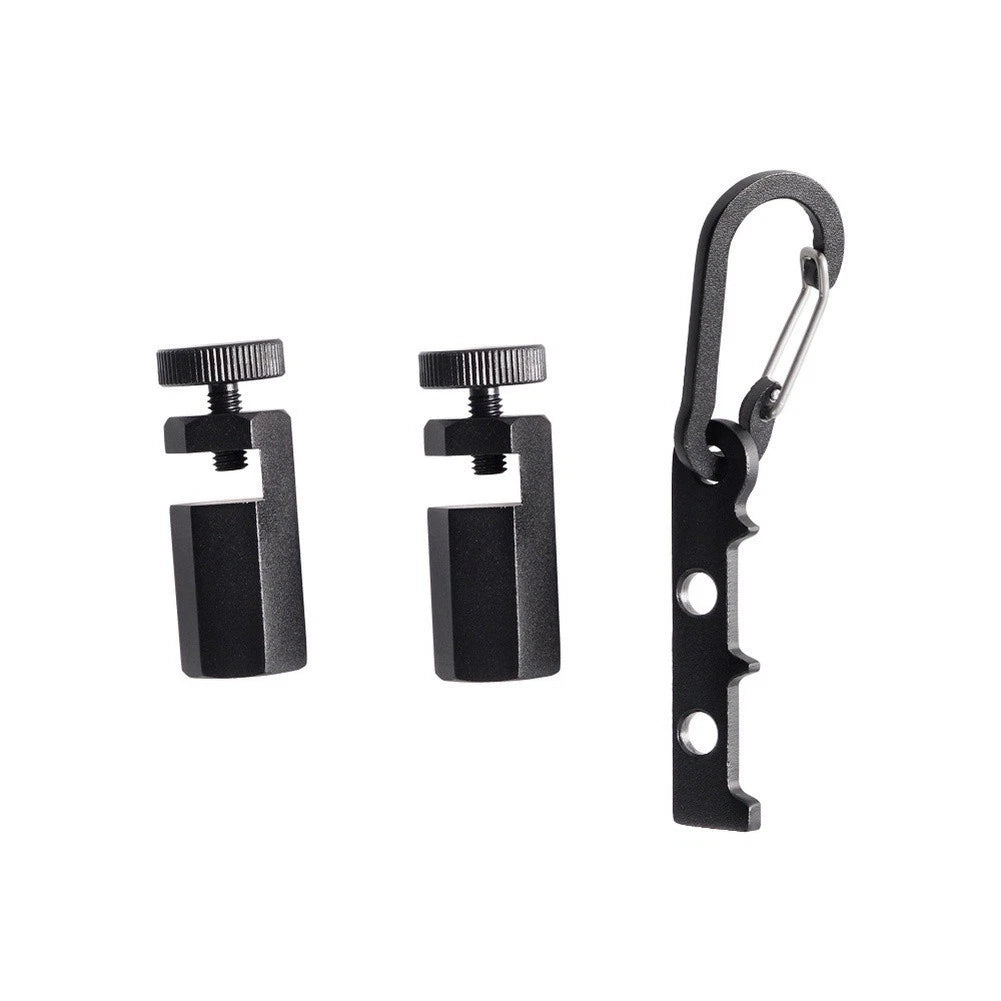 Rafter Gauge with Carabiner & Clips for Right Angle Layout