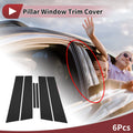 Front Rear Left Right Door Pillar Window Trim for Mazda 2 Sedan (2007–2013)