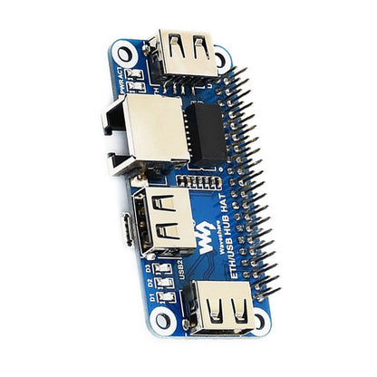3X USB 2.0 Ethernet to RJ45 Hub Extension Board for Raspberry Pi Zero
