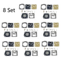 Set of 8 Carburetor Rebuild Kits for Dolmar PS630 PS6400 PS7300 PS7900 RB-201