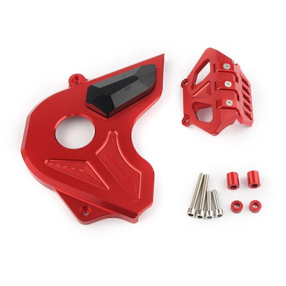 CNC Front Sprocket Chain Cover Guard for Honda CB650F (2014–2019) Red