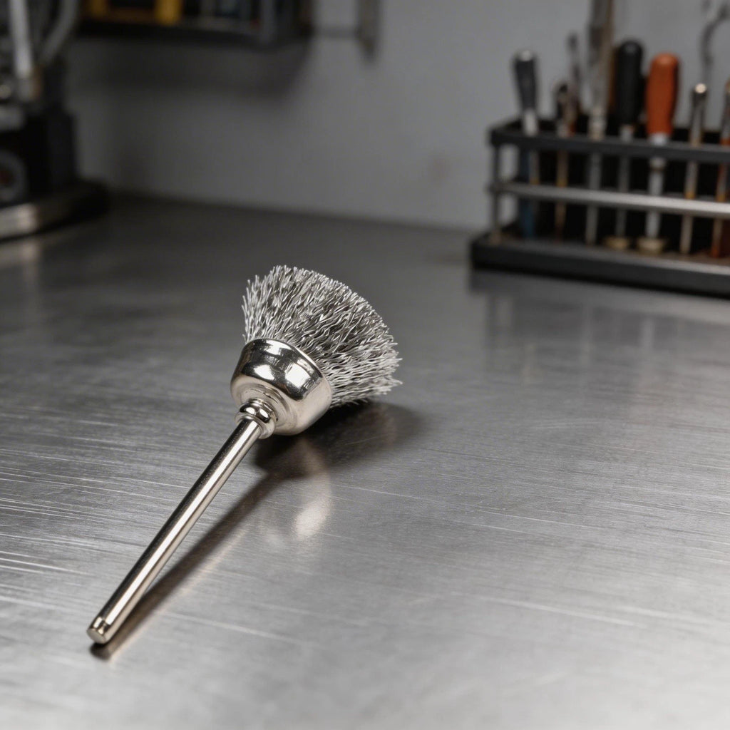 Wire Brush Set for Grinder Drill (Brass, Stainless Steel)