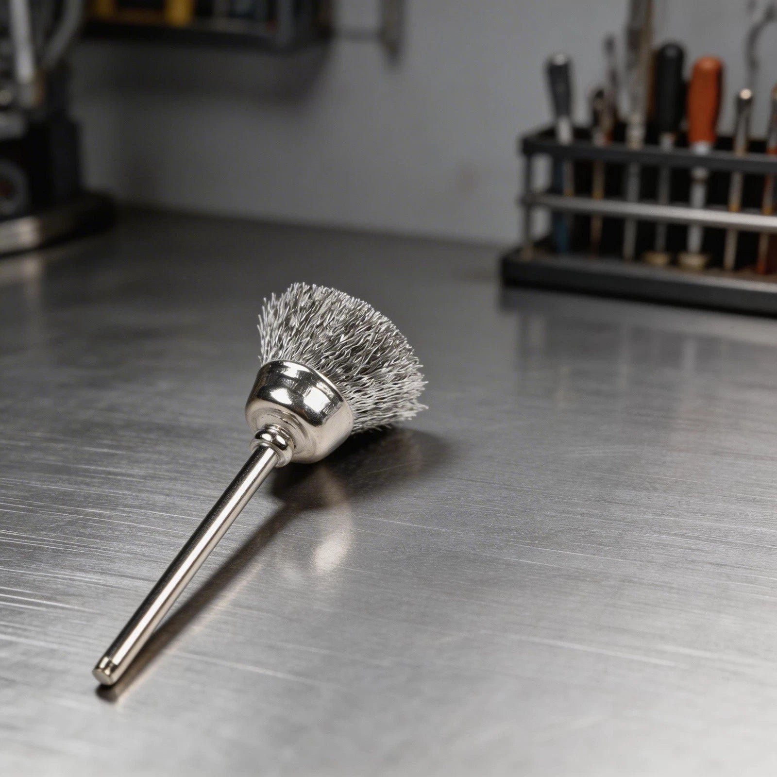 Wire Brush Set for Grinder Drill (Brass, Stainless Steel)