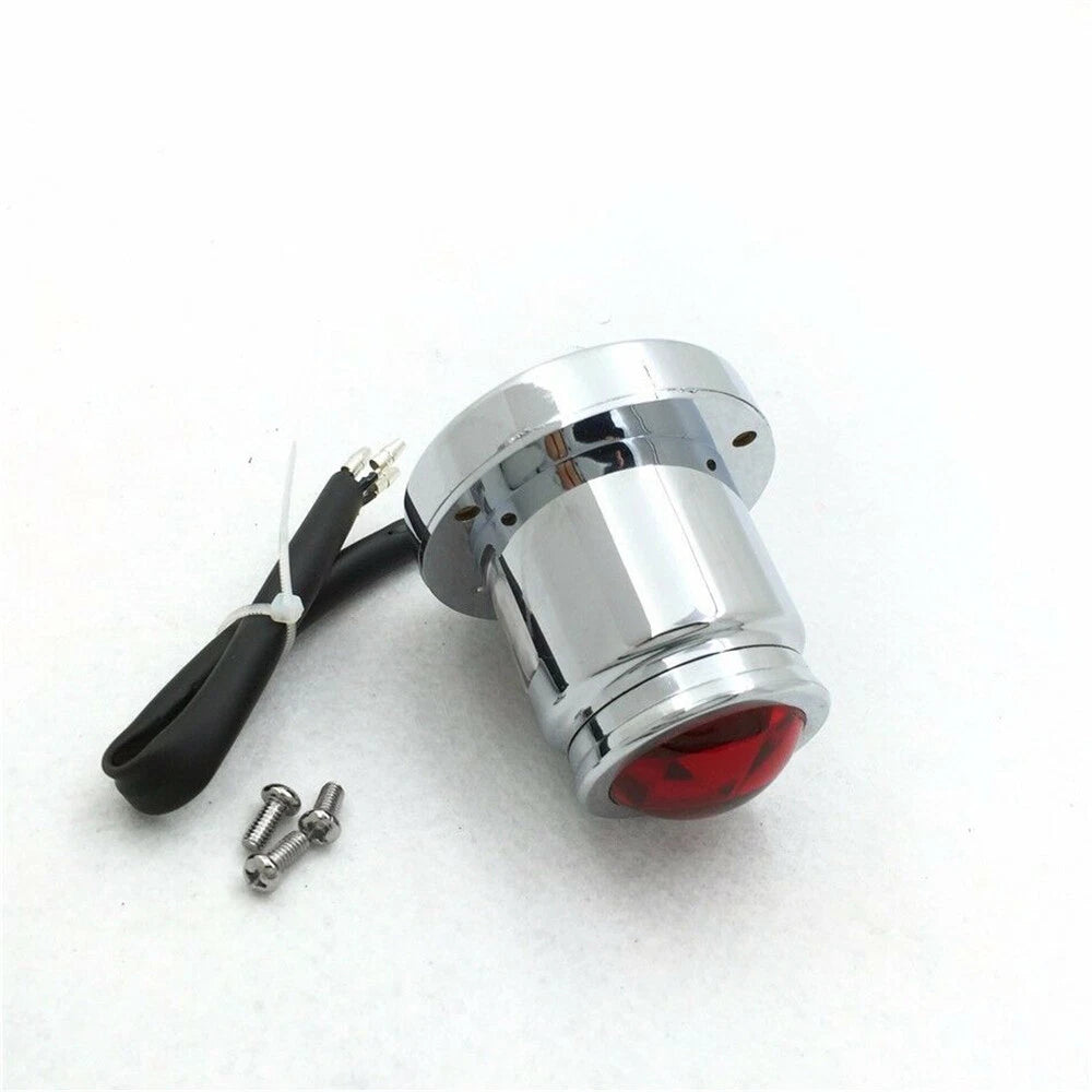 Chrome License Bracket & Tail Light for Harley Touring