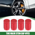 4 Pcs Tire Valve Stem Caps Universal Replacement for Car SUV Bike 17mm