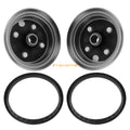 2X Front Wheel Brake Drum Hub & Dust Seal for Yamaha Timberwolf 250 (1992–1998)