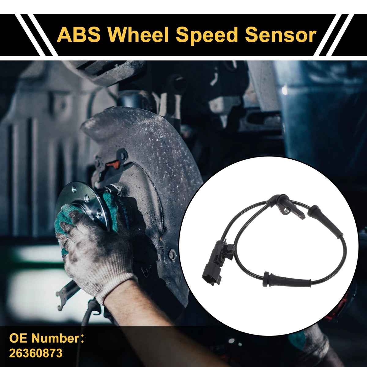 ABS Wheel Speed Sensor No.26360873 for Buick Velite 6 (2022) 1 Pcs Rear Right