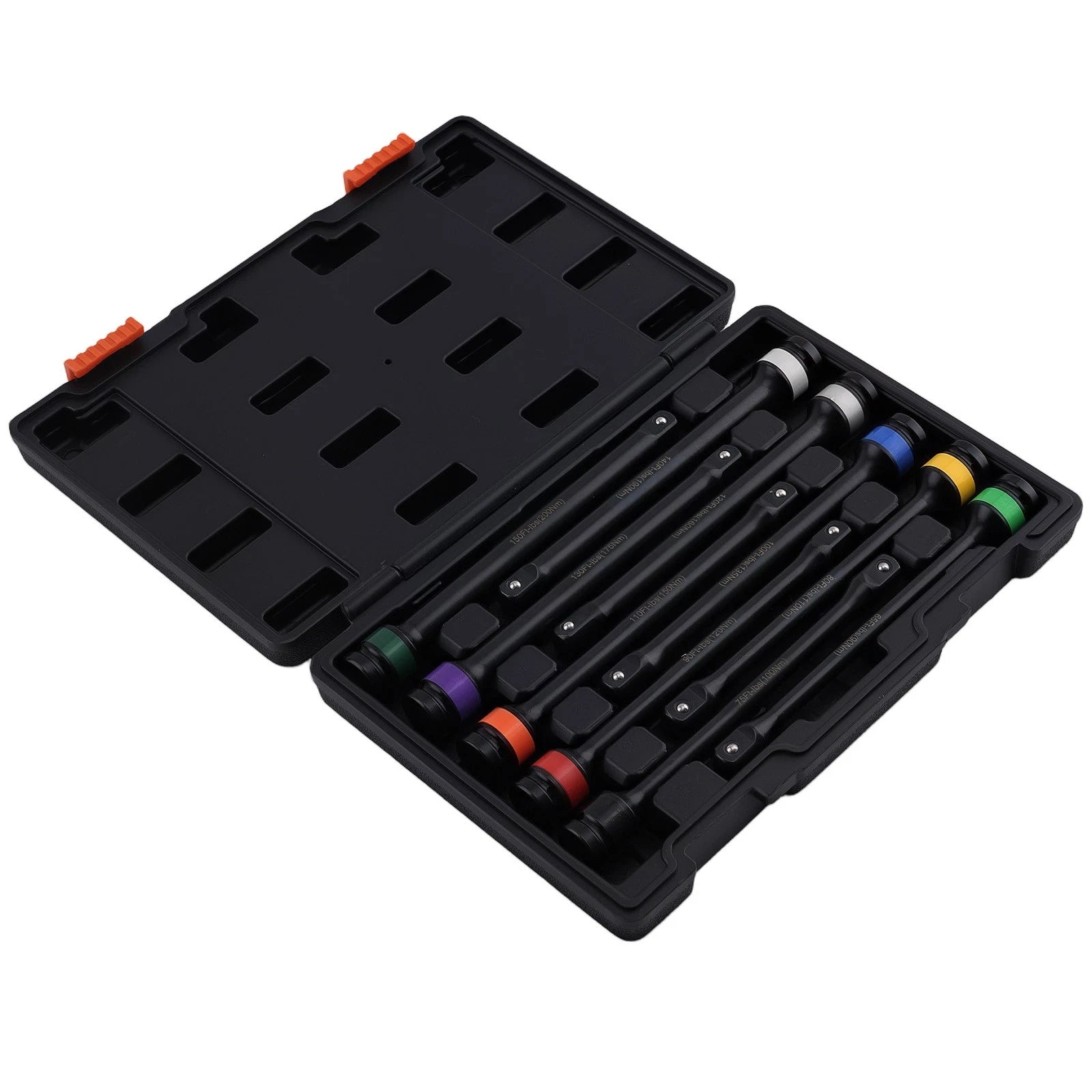 10pc Torque Limiting Bar Set for 1/2" Drive (65 to 150 Ft-Lbs)