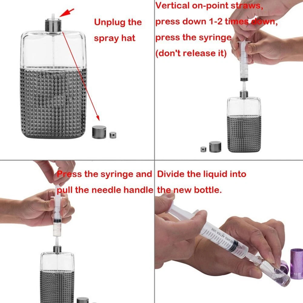 Set of 6 Perfume Extractors for Universal Use (No Needle)