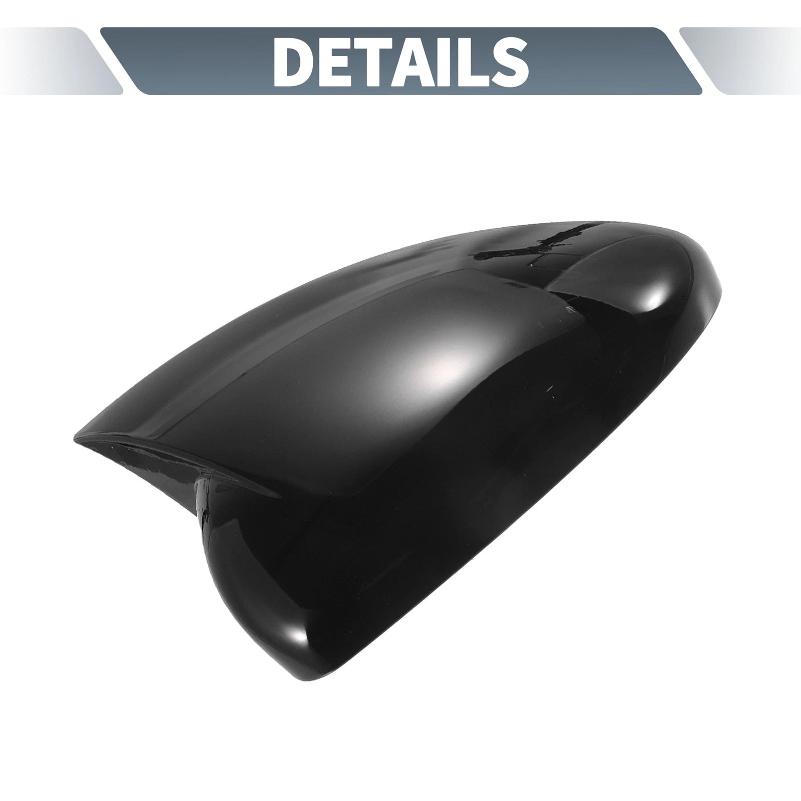 Rearview Mirror Cover Overlay Gloss Black Replacement for Chevrolet Cruze (2009–2015)
