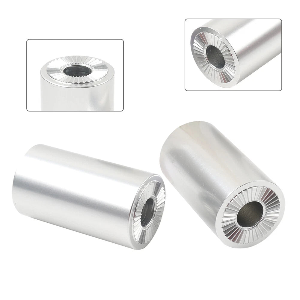 Clip-On Handlebar Riser Extension Adapter for Motorcycle (7/8, 22MM) Chrome