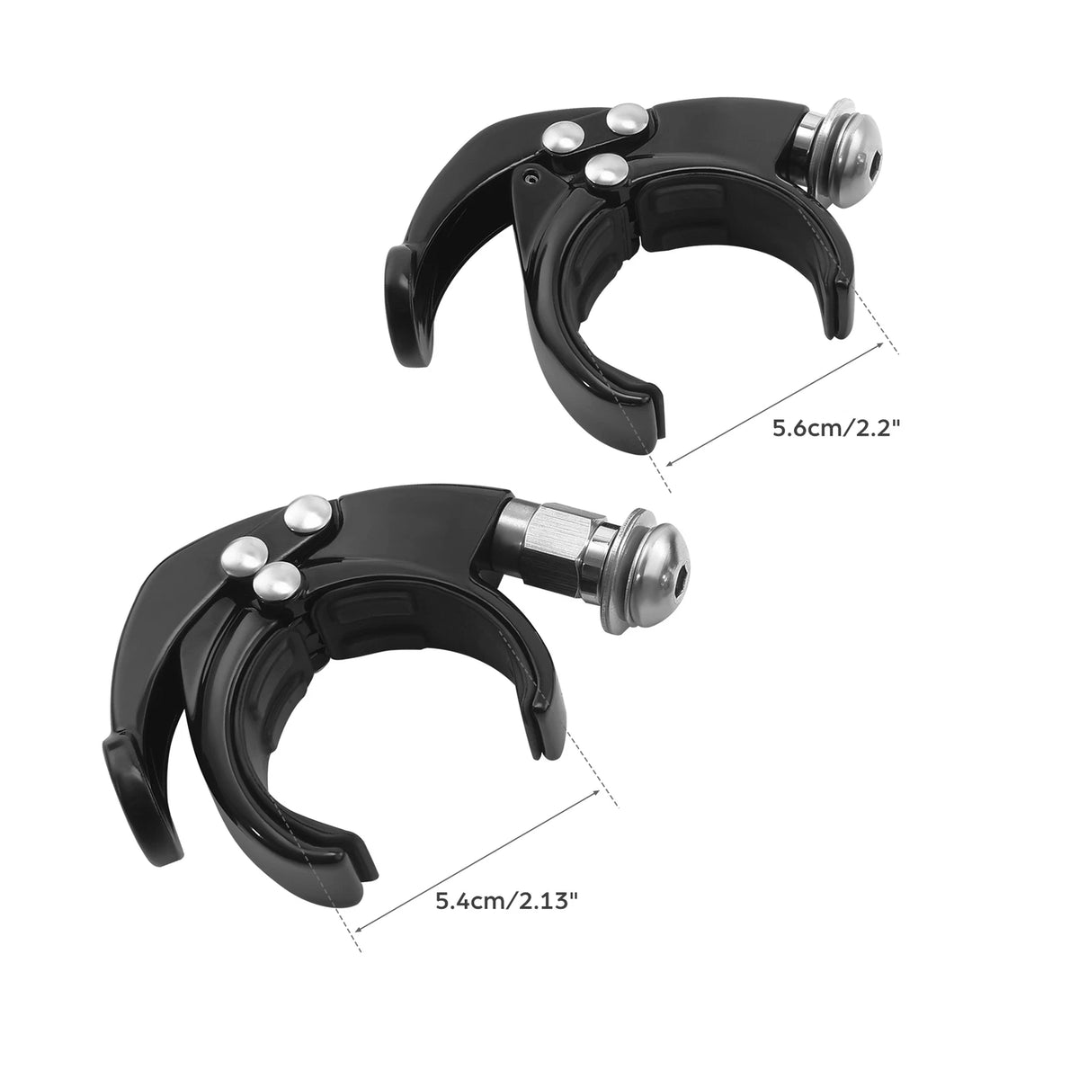 Windshield Clamps for Harley Low Rider ST Fat Bob RH1250S (2018–2025) 54mm 56mm