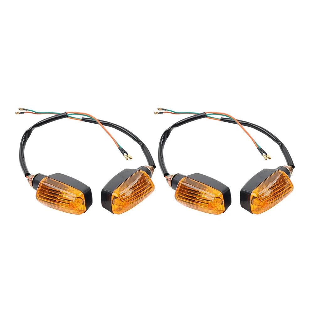 2Pair Yellow Indicator Flasher Blinker For Suzuki GSF600 GSF650 GSF1200 Bandit