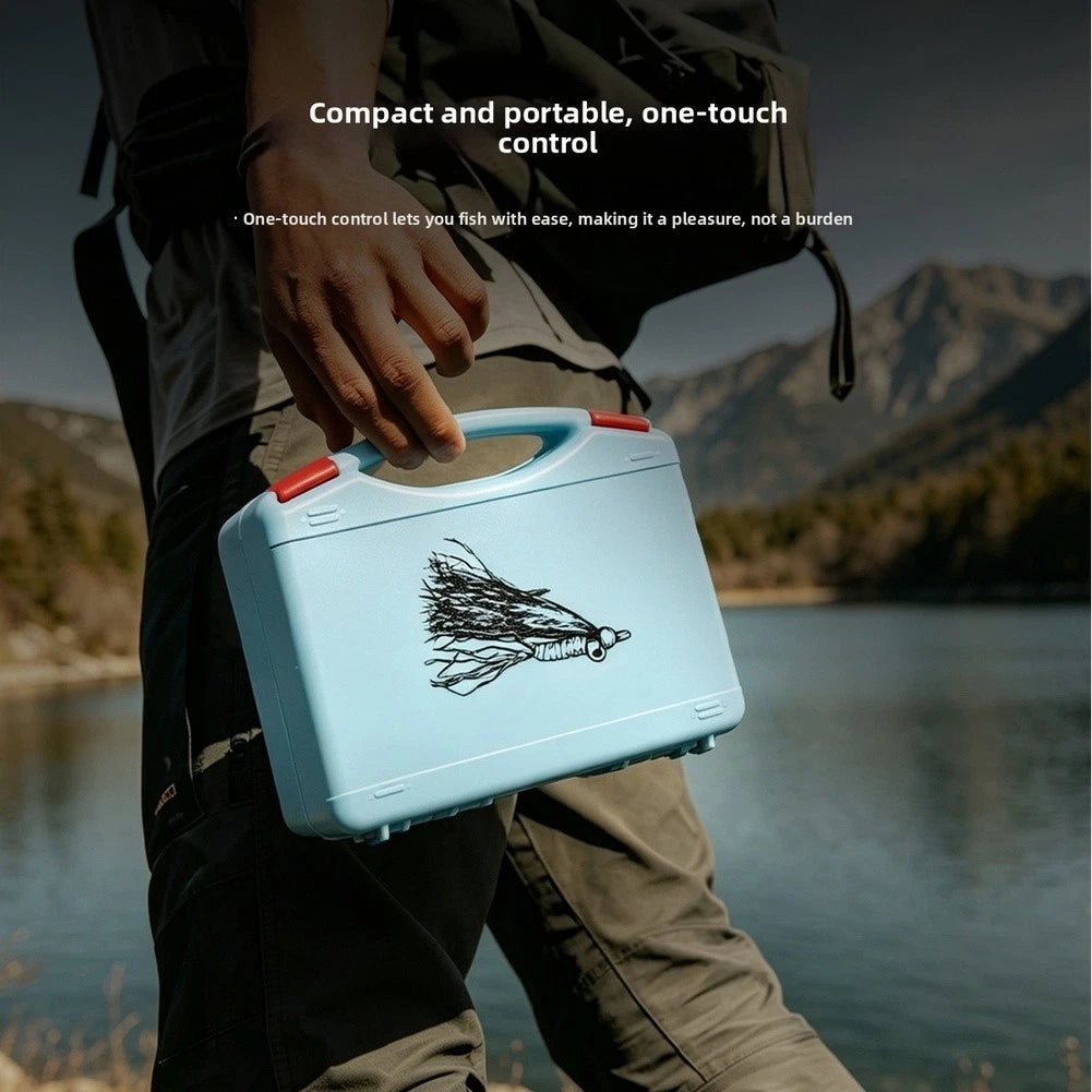 Dual-sided Fly Fishing Box for Organized Storage