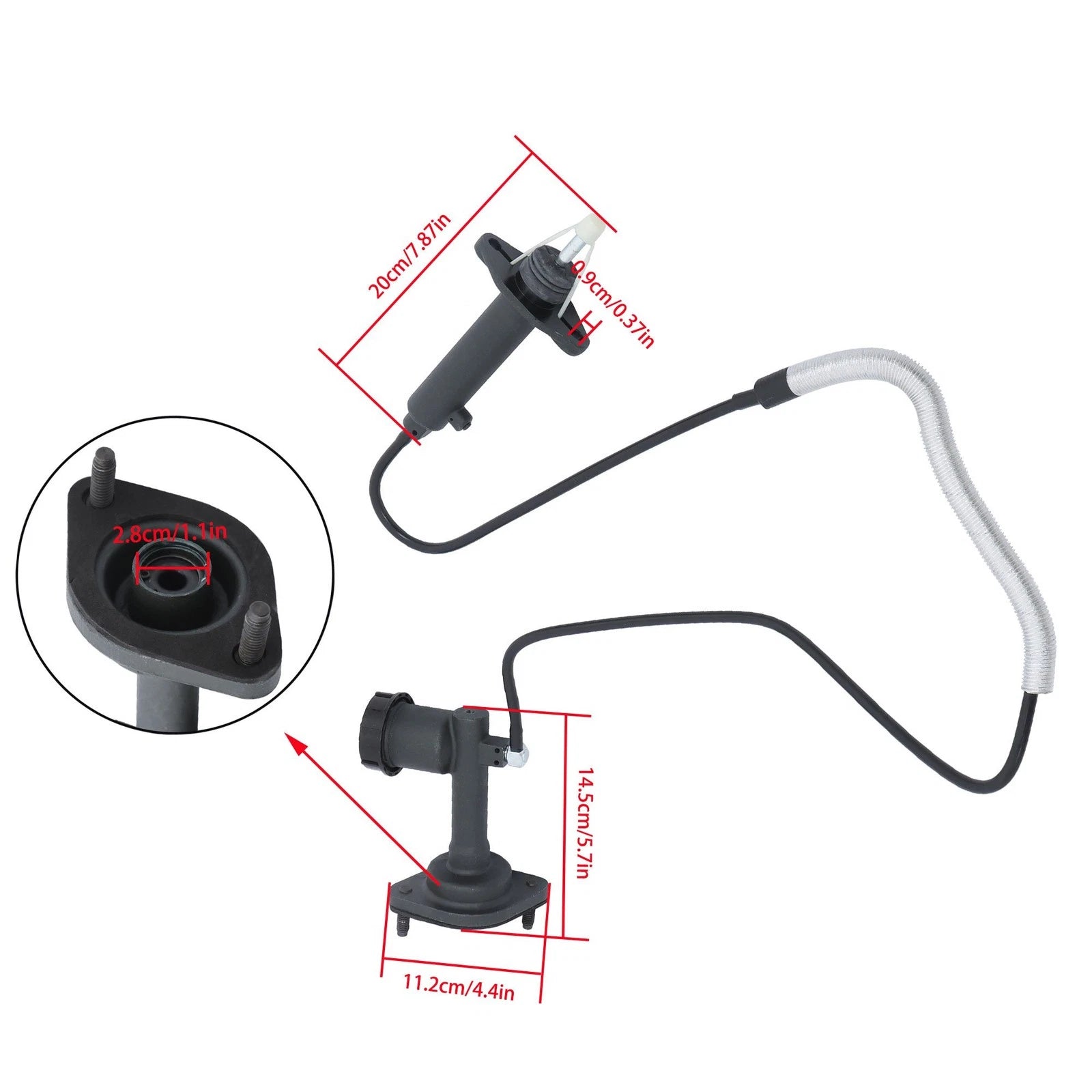 Clutch Master Slave Cylinder Assembly for Jeep Wrangler (2005–2006)