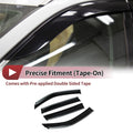 Window Deflectors Side Vent Visors 1 Set for Subaru Forester (2014–2018)