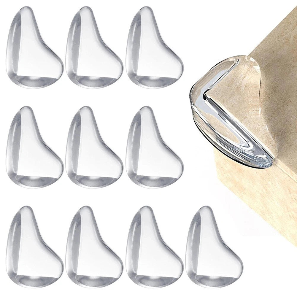 Transparent Corner Edge Covers for Furniture Protection