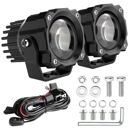 2Pcs 72W Offroad Driving Fog Lamp for Motorcycle SUV
