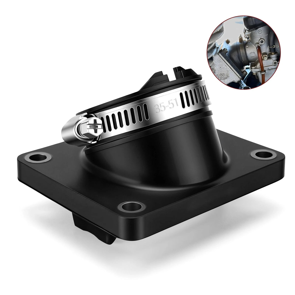 Intake Manifold Carburetor Boot for Yamaha YZ250 YZ465 IT465 (1980–1982)