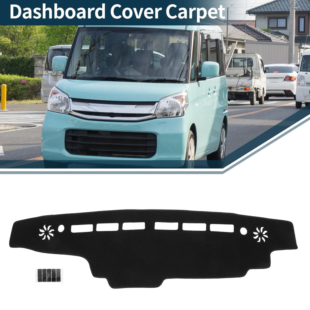 Dashboard Dash Cover Mat for Suzuki Every DA17V (2015–2024) - Black Set