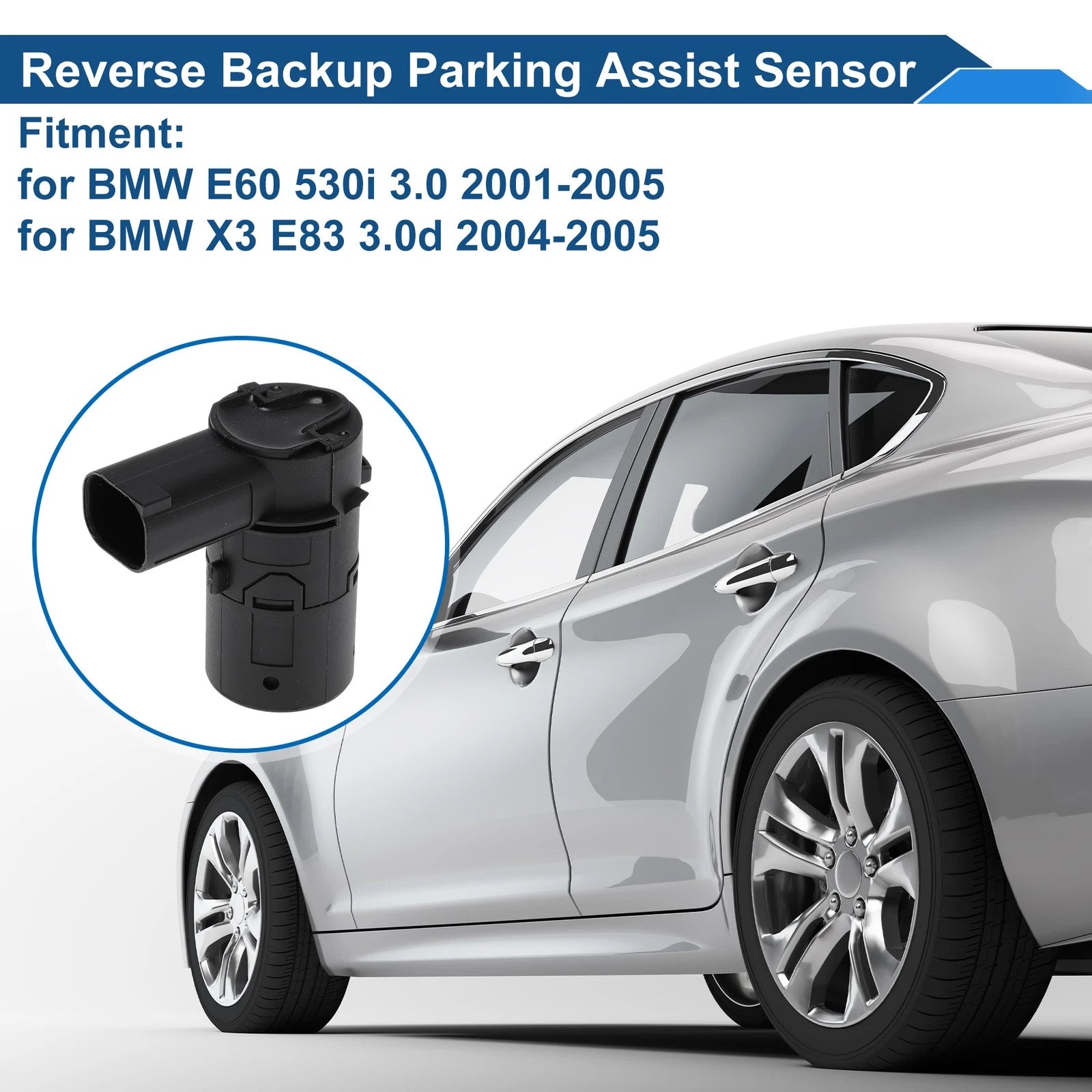 Reverse Backup Parking Sensor for BMW E60 530i 2001–2005 (No. 66216911834)