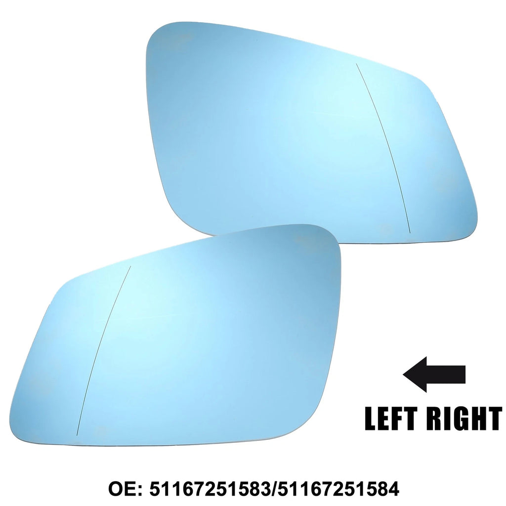 Mirror Glass Pair Replacement for BMW 740Li 550i (2009–2016)